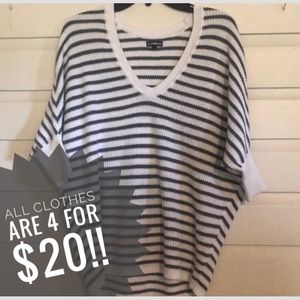 Express striped sweater